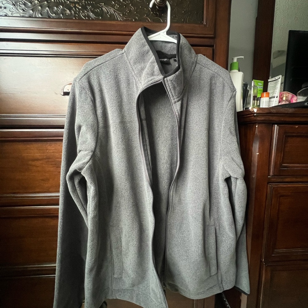 Gray Zip-Up Jacket